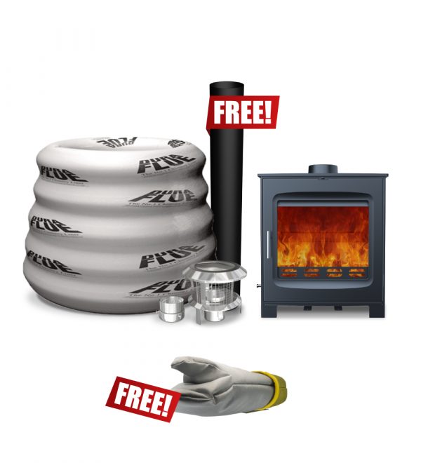 Woodford Chadwick 8 Wood Burning / Multi Fuel Stove - Image 2