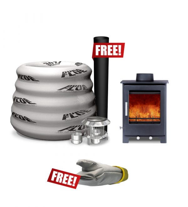 Woodford Lowry 5 Wood Burning / Multifuel Ecodesign Stove - Image 2