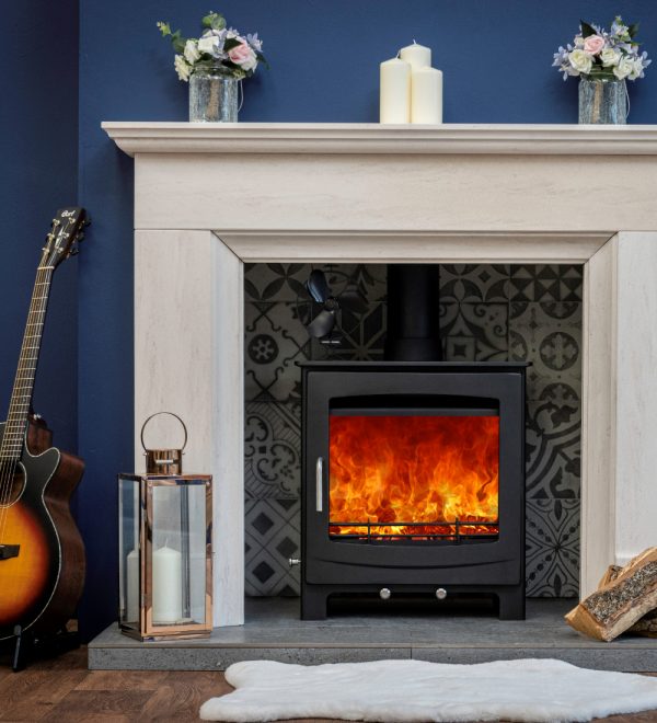 Woodford Lowry 5XL Widescreen Wood Burning / Multifuel Ecodesign Stove