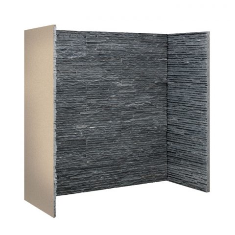 Slate Waterfall fireplace chamber