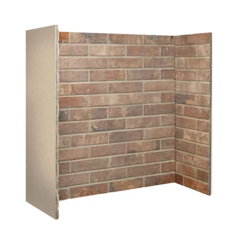 Ceramic Red Brick fireplace chamber