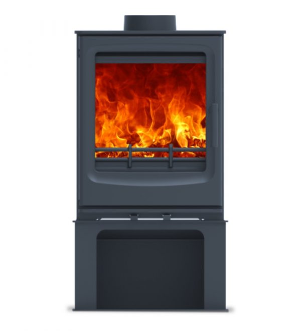 Woodford Carrington 5 Multifuel EcoDesign Stove with Log Store - Image 2
