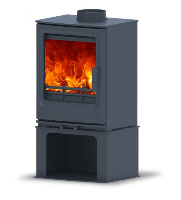 Woodford Carrington 5 Multifuel EcoDesign Stove with Log Store - Image 3