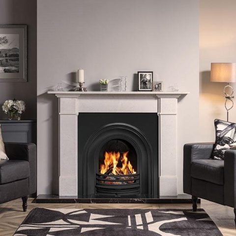 Classical Arched Insert Fireplace