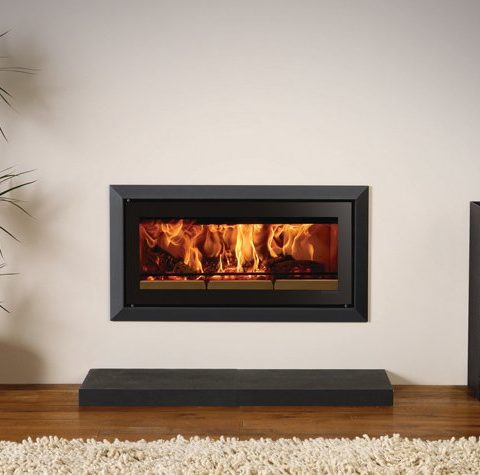 Studio Bauhaus Inset Wood Burning Fire