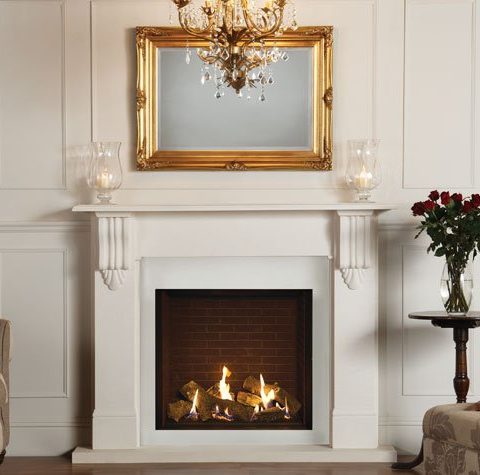 Victorian Corbel Stone Mantel