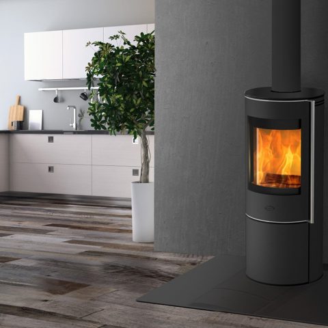 Lunen Cylindrical Wood Burning Stove