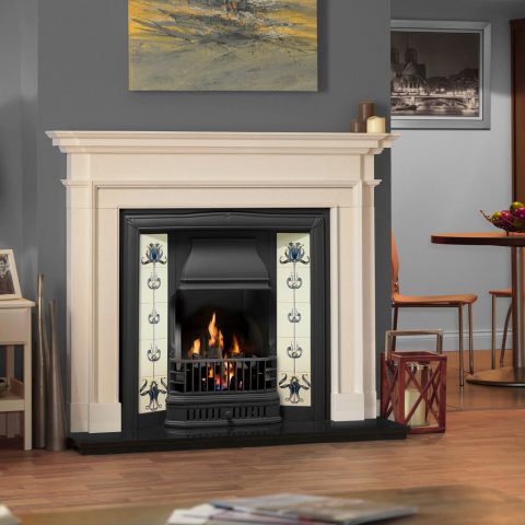 Devonshire Cast Iron Tiled Insert